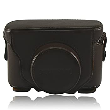 【中古】【輸入品 未使用】No1accessory XJPT-X10-10 ダークブラウン Fuji Fujifilm FinePix X10 X20 専用 防水 PU レザー 一眼レフ カメラバッグ カメラケース ハンドスト