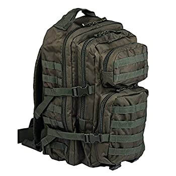 【中古】【輸入品・未使用】Mil-Tec Military Army Patrol Molle Assault Pack Tactical Combat Rucksack Backpack Bag 36L Olive Green [並行輸入品]