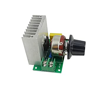 【中古】【輸入品・未使用】KKHMF AC 220V 3800W SCR 電圧 レギュレータ 調光器 スピード コントローラ サーモスタット センサー [並行輸入品]