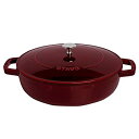 【中古】【輸入品 未使用】 ストウブ staub ブレイザー ソテーパン 28cm グレナディンレッド 鍋 並行輸入品