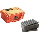 【中古】【輸入品・未使用】Pelican 1120 Case with Foam for Camera (Orange) [並行輸入品]