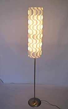 【中古】【輸入品・未使用】フロアランプjk102l現代モダン照明新しい装飾ホワイトプラスチックpetal-likeシェードメタルベースfor Livingファミリダイニングルーム、Teen子