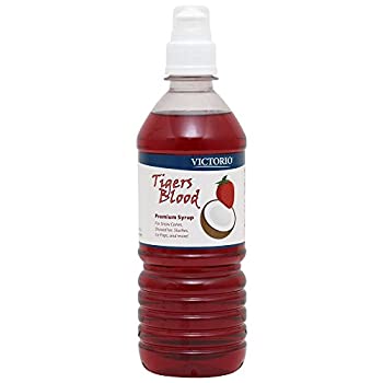 šۡ͢ʡ̤ѡVICTORIO 16-Ounce Shaved Ice/Snow Cone Syrup%% Tiger's Blood [¹͢]