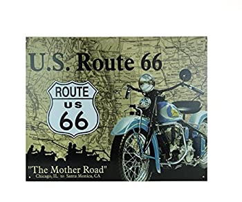 【中古】【輸入品・未使用】ROUTE66 モーターロード　ヴィンテージ ブリキポスター ブリキ看板 [並行輸入品]【メーカー名】ALLPO【メーカー型番】【ブランド名】【商品説明】ROUTE66 モーターロード　ヴィンテージ ブリキポスター ブリキ看板 [並行輸入品]当店では初期不良に限り、商品到着から7日間は返品を 受付けております。こちらは海外販売用に買取り致しました未使用品です。買取り致しました為、中古扱いとしております。他モールとの併売品の為、完売の際はご連絡致しますのでご了承下さい。速やかにご返金させて頂きます。ご注文からお届けまで1、ご注文⇒ご注文は24時間受け付けております。2、注文確認⇒ご注文後、当店から注文確認メールを送信します。3、配送⇒当店海外倉庫から取り寄せの場合は10〜30日程度でのお届けとなります。国内到着後、発送の際に通知にてご連絡致します。国内倉庫からの場合は3〜7日でのお届けとなります。　※離島、北海道、九州、沖縄は遅れる場合がございます。予めご了承下さい。お電話でのお問合せは少人数で運営の為受け付けておりませんので、メールにてお問合せお願い致します。営業時間　月〜金　10:00〜17:00お客様都合によるご注文後のキャンセル・返品はお受けしておりませんのでご了承下さい。