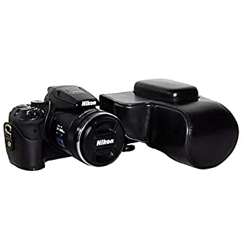 【中古】【輸入品 未使用】No1accessory XJPT-P900S-01 ブラック Nikon COOLPIX P900S 専用 防水 PU レザー 一眼レフ カメラバッグ カメラケース ハンドストラップ 付き