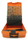 【中古】【輸入品・未使用】Accusize Industrial Tools - M35 HSS + 5%のコバルトメトリックドリル強いローズプラスチックボックスに0.5ミリメートルで10ミリメートルに135(3)