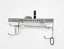 【中古】【輸入品・未使用】Mango Steam 壁取り付け式ジュエリーオーガナイザーシェルフ(約43.2 cm=17インチ、ブラック)(3)