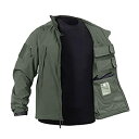 【中古】【輸入品・未使用】(ロスコ) ROTHCO コンシールド ソフトシェルジャケット オリーブ Concealed Carry Soft Shell J...