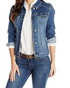 【中古】【輸入品・未使用】Wrangler Authentics Women's Denim Jacket%カンマ% Weathered%カンマ% Medium