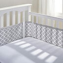 【中古】【輸入品・未使用】BreathableBabyMesh Printed Crib Liner%カンマ% Gray Clover by BreathableBaby [並行輸入品]