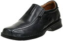 【中古】【輸入品・未使用】Clarks Men's Escalade Step Slip-on Loafer- Black Leather 7.5 D(M) US