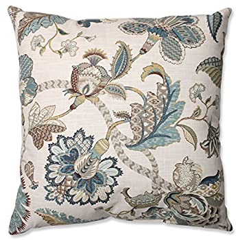 Pillow Perfect Finders Keepers Floor Pillow%カンマ% 23-Inch%カンマ% Blue 