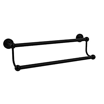 【中古】【輸入品・未使用】Allied Brass 24 Double Towel Bar Matte Black [並行輸入品]