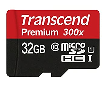 šۡ͢ʡ̤ѡTranscend 32GB MicroSDHC Class10 UHS-1 Memory Card with A...