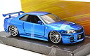 【中古】【輸入品 未使用】ジャダトイズ(jada toys) JadaToys 1:24scale FAST FURIOUS 4 BRAIAN 039 S NISSAN SKYLINE GT-R R34 ジェイダトイズ 1：24スケール 「ワイルド