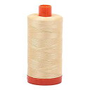 【中古】【輸入品・未使用】Aurifil Mako コットン糸 無地 50ワット 1422ヤード シャンパン