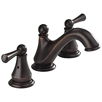 【中古】【輸入品・未使用】Delta Faucet Haywood 広範囲バスルーム蛇口 3穴 ブロンズバスルーム蛇口 バスルームシンク蛇口 排水口アセンブリ ベネチアンブロンズ 35999LF-R