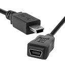 【中古】【輸入品・未使用】Cablecc Mini USB B Typ 5pinオスto Cableccメス延長ケーブル0.5?M(2)