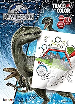 Bendon Jurassic World Color and Trace Playset 