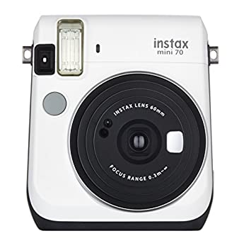 【中古】【輸入品・未使用】FUJIFILM インスタントカメラ チェキ instax mini70 ホワイト INS MINI 70 ..