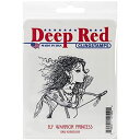 【中古】【輸入品・未使用】Deep Red Stamps Elf Warrior Princess Rubber Stamp [並行輸入品]