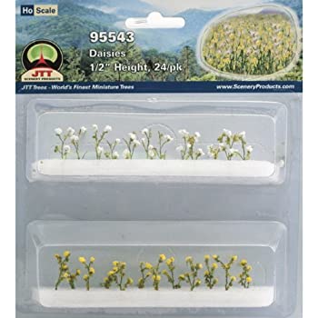 【中古】【輸入品 未使用】JTT Scenery Products Flowering Plants Daisies HO Scale Hobby Train Sceneries 並行輸入品