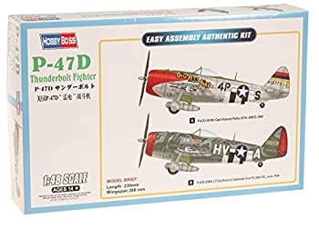 【中古】【輸入品・未使用】Hobby Boss Easy Assembly P-47D Thunderbolt Fighter Airplane Model Building Kit [並行輸入品]