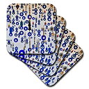 【中古】【輸入品・未使用】(set-of-4-Ceramic) - 3dRose Evil Eyes for Sale in Shop Near Castle%カンマ% Cappadocia%カンマ% Central Turkey - Ceramic Tile Coasters%カンマ% Set