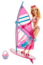 Barbie On-The-Go Beach Doll and Windsurfer Set by Barbie 