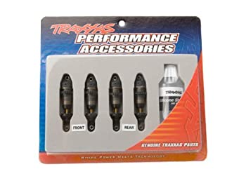 【中古】【輸入品・未使用】Traxxas 7061X 1/16 GTR Hard Anodized Aluminum Shocks [並行輸入品]