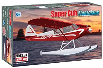 【中古】【輸入品・未使用】Minicraft Piper Super Cub Floatplane 1/48 Scale [並行輸入品] 1