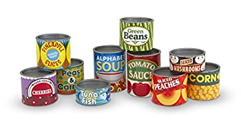 【中古】【輸入品・未使用】Melissa & Doug Let's Play House! Grocery Cans [並行輸入品]