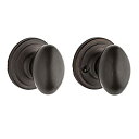 【中古】【輸入品・未使用】Kwikset Corporation 97200-836 Kwikset Laurel ホール/クローゼットノブ ベネチアンブロンズ