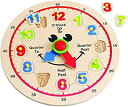 【中古】【輸入品・未使用】Hape - Happy Hour Clock - Time Learning Puzzle [並行輸入品]