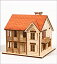 šۡ͢ʡ̤ѡDESKTOP Wooden Model Kit Western House 1 by YOUNGMODELER [¹͢]