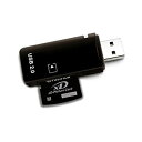 【中古】【輸入品・未使用】eTECH USB2.0 Black Color High Speed xD Memory Card Reader Supports ...
