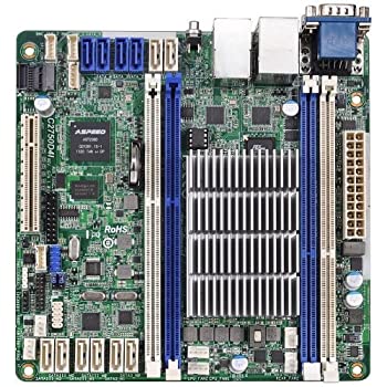 【中古】【輸入品 未使用】ASRock Intel Avoton C2750 2.4GHz/DDR3/SATA3/V 2GbE/Mini-ITX Motherboard and CPU Combo C2750D4I COLOR BOX by ASRock 並行輸入品
