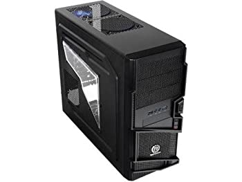 【中古】【輸入品 未使用】Thermaltake Commander MS-I Mid Tower ATX Gaming Computer Case VN400A1W2N Black ( Color:Full Black/Metal Mesh) by Thermaltake 並行輸入