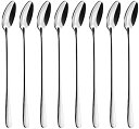 【中古】【輸入品・未使用】(Ice spoon) - Long Handle Spoon%カンマ% MCIRCO Stainless Steel Spoon Set Mixing Spoon Ice Cream Spoon Long Spoon Iced Tea Spoon Coffee Spo