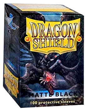 【中古】【輸入品 未使用】Dragon Shield Matte Black 100 Protective Sleeves 並行輸入品