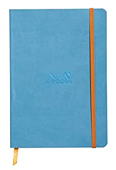 yÁzyAiEgpz(8 1/4 x 5 1/2%J}% Turquoise) - Rhodiarama Dot 15cm X 21cm Turquoise Notebook