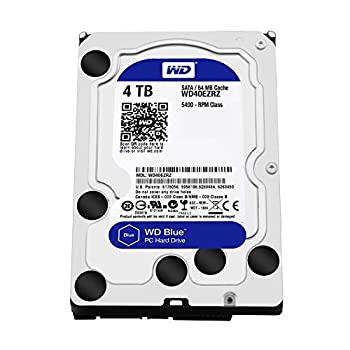 【中古】【輸入品 未使用】WD Blue 4TB Desktop Hard Disk Drive - 5400 RPM SATA 6 Gb/s 64MB Cache 3.5 Inch - WD40EZRZ 並行輸入品