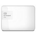 【中古】【輸入品・未使用】WD My Passport Ultra 1TB Portable External Hard Drive%カンマ% White (WDBGPU0010BWT-NESN) [並行輸入品]