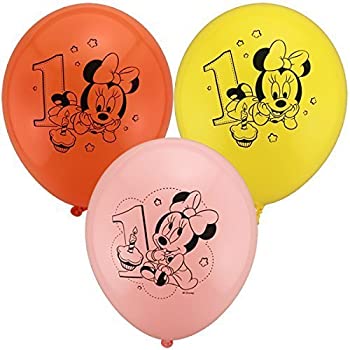 【中古】【輸入品 未使用】Pioneer National Latex Minnie 1st Birthday 12 039 Latex Balloons カンマ 6 Count 並行輸入品