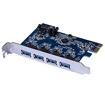 【中古】【輸入品 未使用】X-MEDIA UB-3204 4-Ports USB3.0 SuperSpeed PCI Express Card 並行輸入品