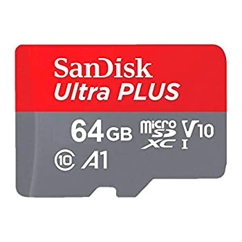 yÁzyAiEgpzTfBXN Sandisk microSDXC 64GB Ultra Plus SDϊA_v^[t UHS-I 80MB/s 533x@SDSQUSC-064G-ANCIA COpbP[W