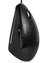 Perixx PERIMICE-513%カンマ% Wired Ergonomic Vertical Mouse - 1000/1500/2000 DPI - Natural Ergonomic Vertical Design - Recommended with RSI
