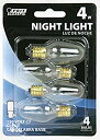 【中古】【輸入品・未使用】Feit Electric BP4C7/4 4-Watt C7 Night Light Bulb with Candelabra Base%カンマ% Clear%カンマ% 4 Pack [並行輸入品]