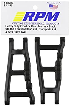 RPM 80702 Front/Rear A-Arms Black Slash/Stampede 4x4 Black 