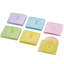 【中古】【輸入品・未使用】エレコム DVD CDケース 不織布 両面収納 2穴付 60枚入 120枚収納可 5色アソート CCD-NBWB120ASO